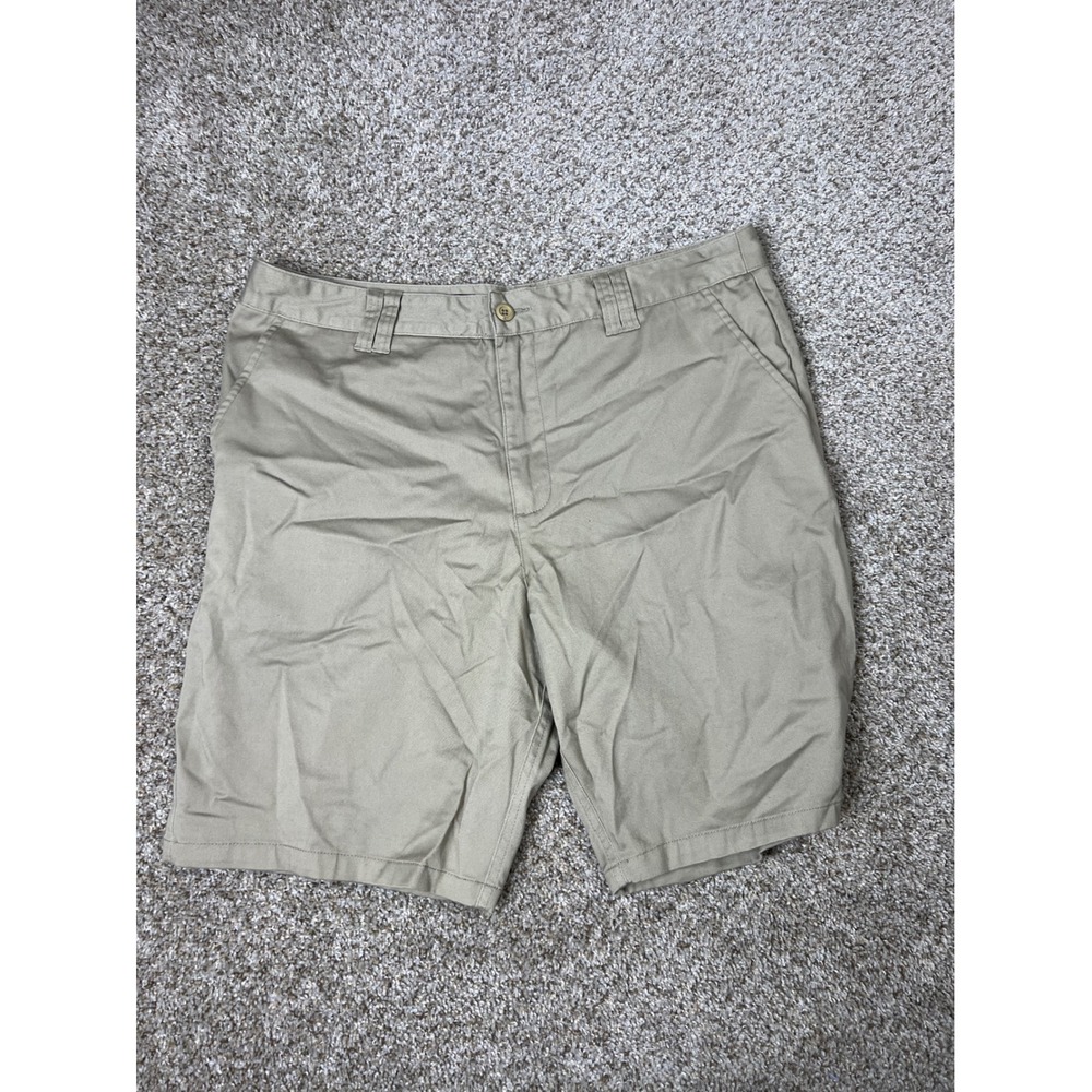 O'Neill Mens Khaki Chino Shorts Standard Fit Tan Size 38 Casual Twill